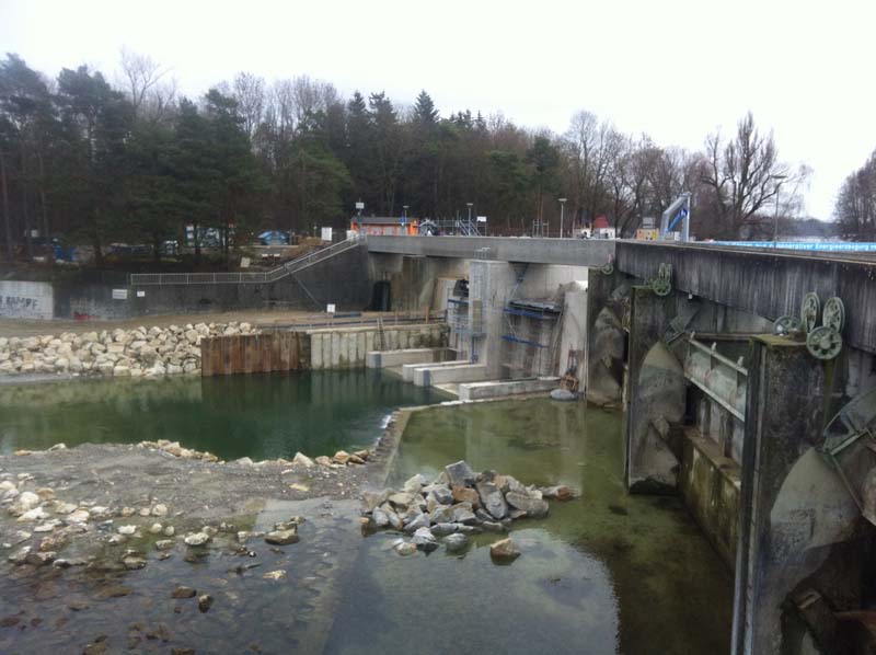 Dezember 2013 - der neue Hochablass Steg Dezember 2013 Der Neue Hochablass Steg