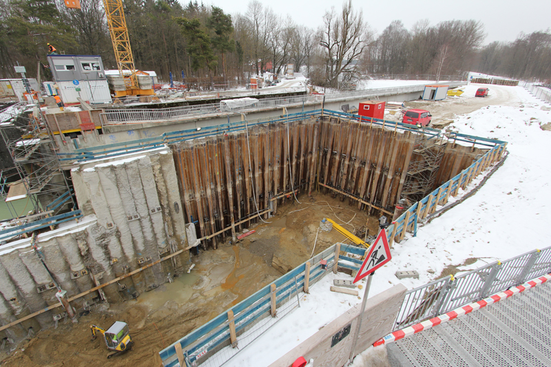 Hochablass Baustelle Januar 2013 Hochablass Baustelle Januar 2013