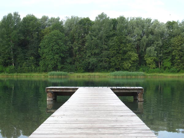Baden am Kuhsee Kuhsee Baden Steg1