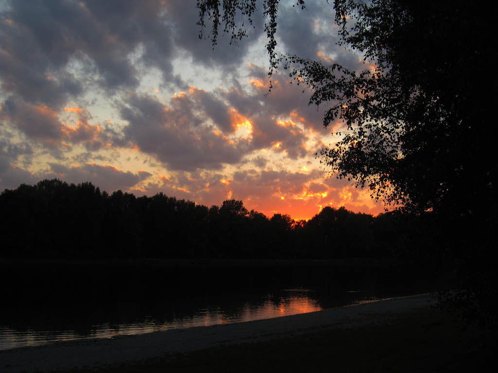 Bilder vom Kuhsee Kuhsee Sonnenuntergang 1